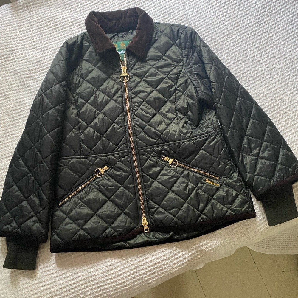 Barbour Quilted Jacket- US12 Dark Olive
